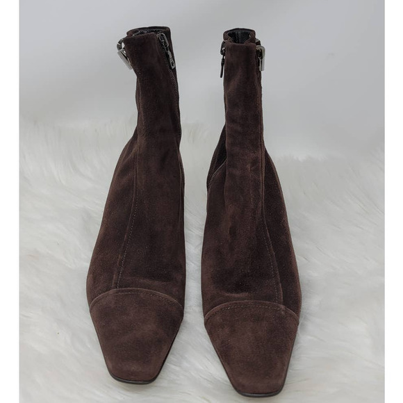 Prada Shoes - Prada Dark Brown Ankle Boots Sz 38/8